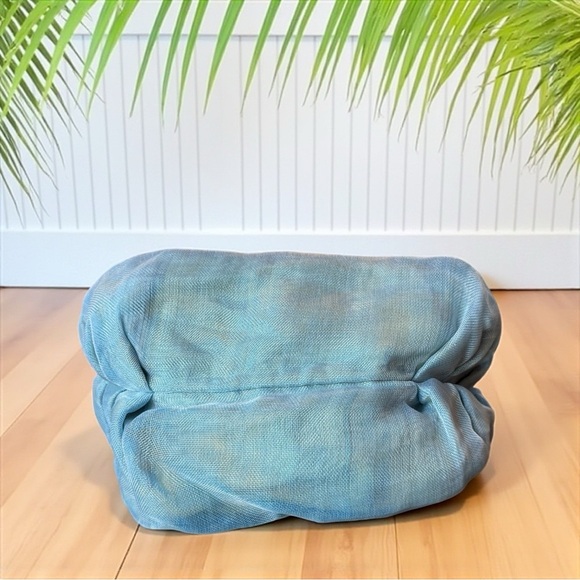 SMATERIA Blue Slouchy Recycled Mesh Shoulder Bag – Eco-Friendly Upcycled Style - Picture 5 of 13